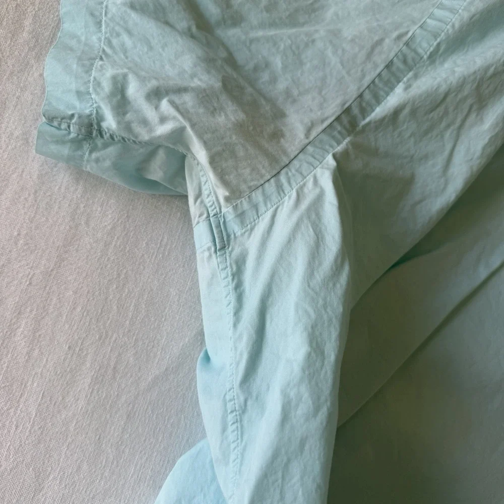 90's Polo Ralph Lauren Short Sleeve Deck Shirt XXL Faded Teal Double Pocket‎ RL